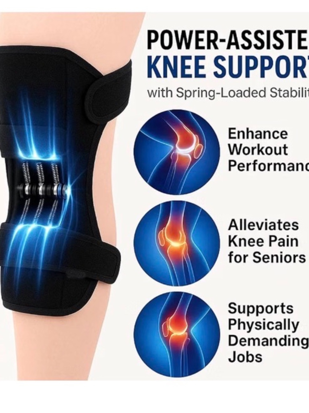 Spring powered knee brace - Picture 3 of 6